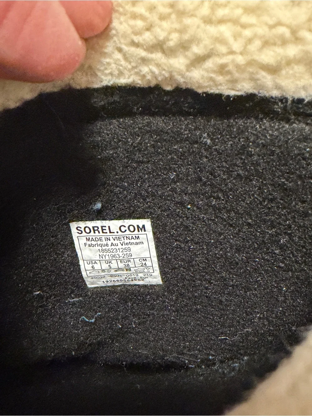Sorel Yoot PAC Boot size 6